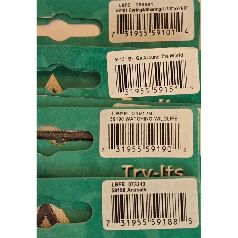 Lot of 14 Girl Scouts Brownie Try-Its‎ Iron-On Patches New NIP Vintage Badges